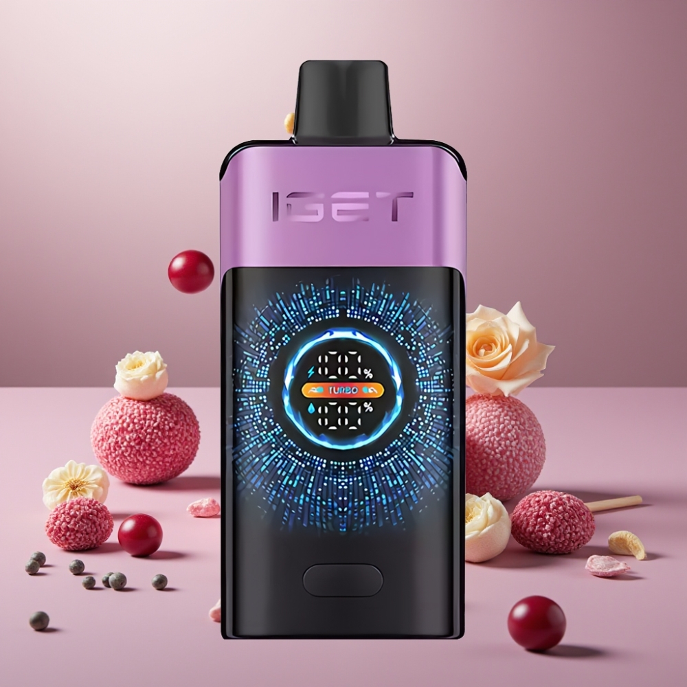 IGET ONE 12000 パフ チュパチュップス グレープ ジャパン まとめ買い 2700mAh 0.6オーム デュアルメッシュコイル