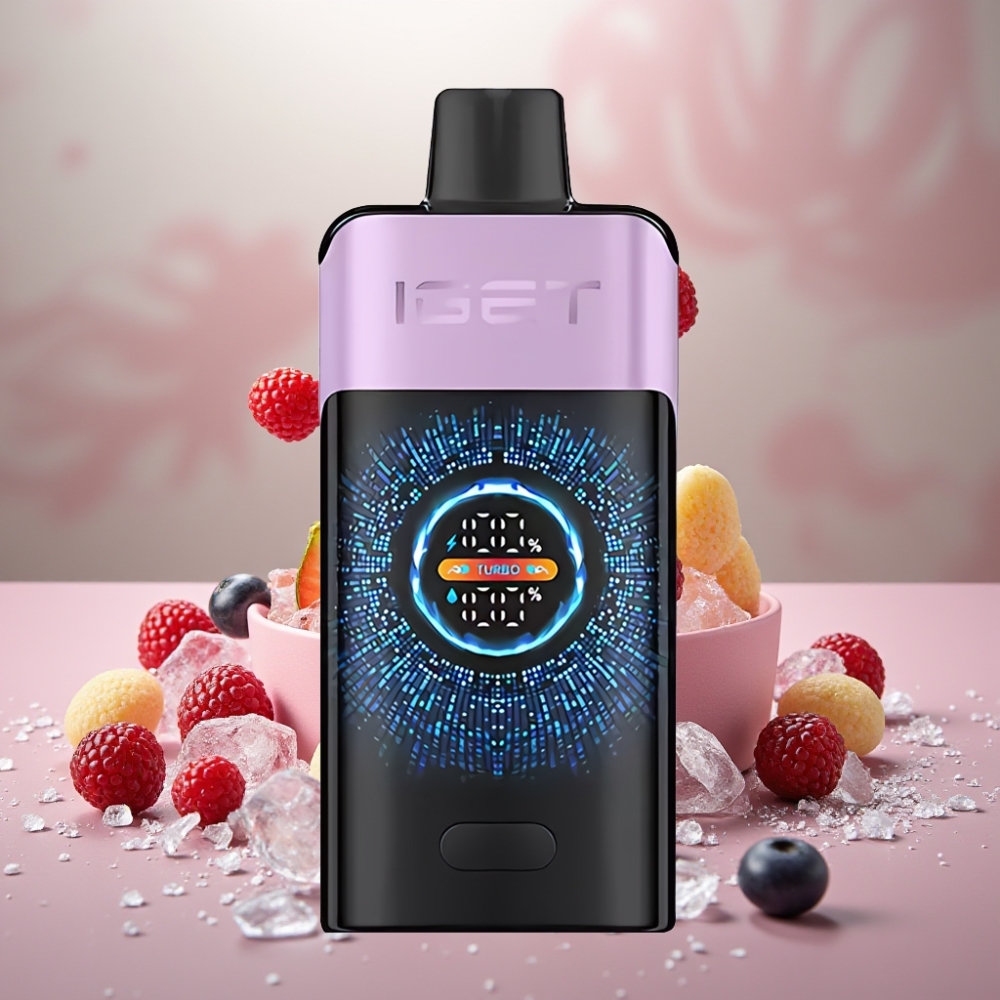 IGET ONE 12000パフ ミックスベリーアイス ジャパン まとめ買い 2700mAh カーブドスクリーン