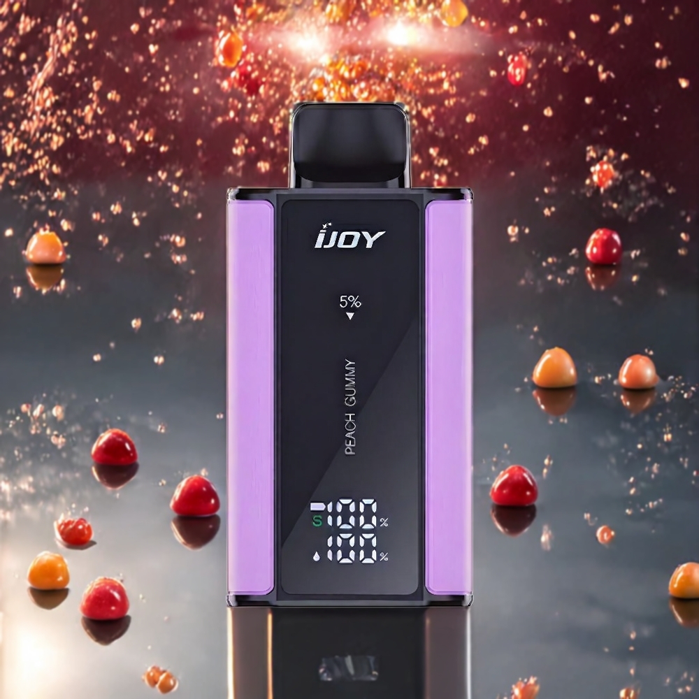 IJOY Captain 10000パフ ピーチグミ 18ml 5% ジャパン まとめ買い 650mAh Type-C