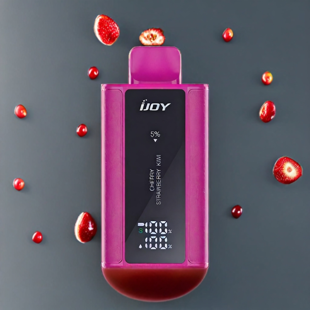 IJOY Captain 10000パフ チェリーストロベリーキウイ ジャパン まとめ買い 650mAh 18ml 5%