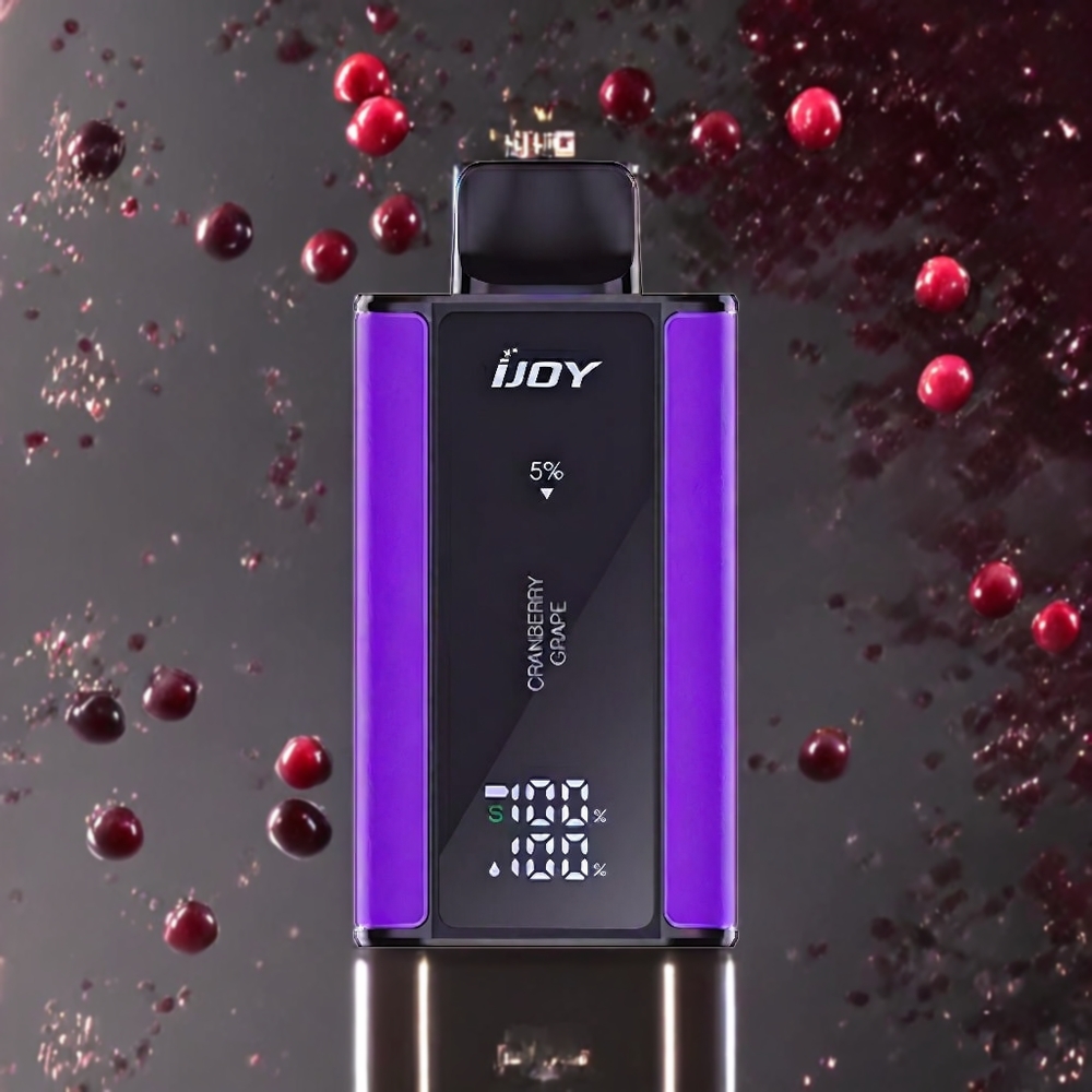 IJOY Captain 10000パフ クランベリーグレープ ジャパン まとめ買い 650mAh 18ml 5%