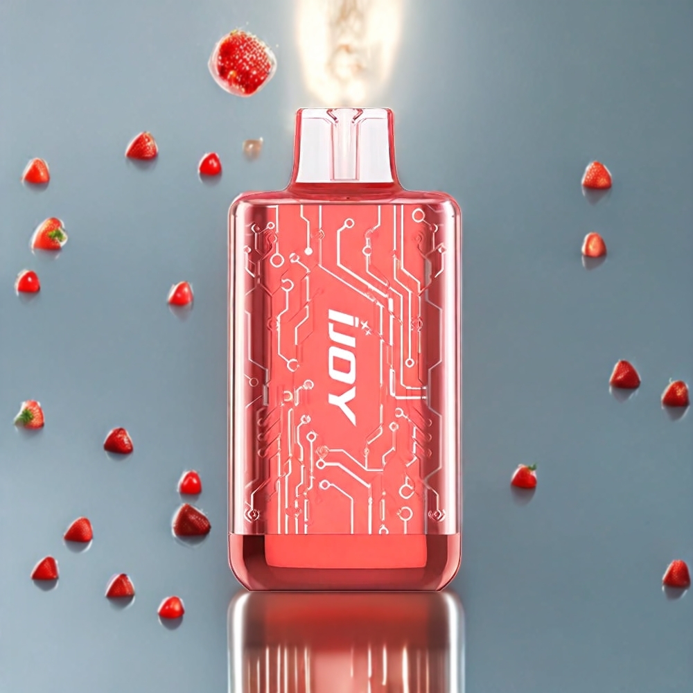 IJOY CYBER 5000パフ ストロベリーキウアイス ジャパン まとめ買い 13ml 550mAh Type-C
