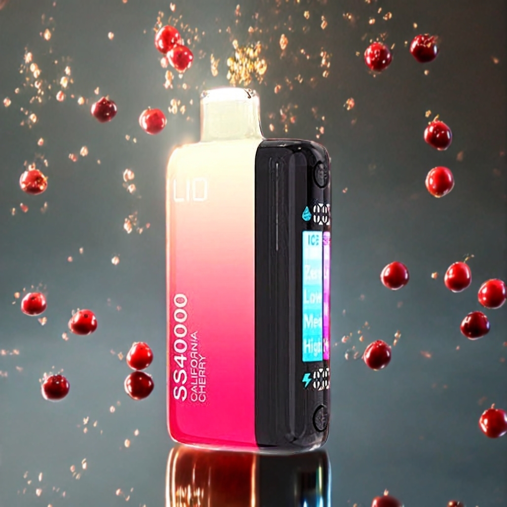 IJOY LIO SS40000 パフ カリフォルニアチェリー ジャパン まとめ買い 22ML 1100mAh TYPE-C