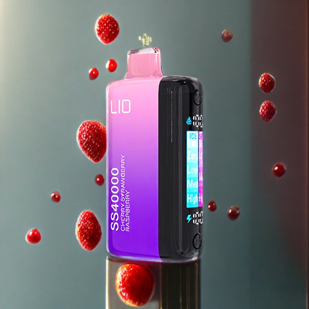 IJOY LIO SS40000 チェリーストロベリーレッドベリー 22ML 40000回吸引 ジャパン まとめ買い タイプC充電