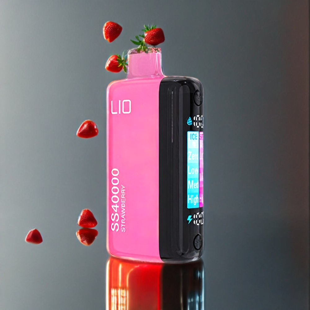 IJOY LIO SS40000 ストロベリー 40000パフ ジャパン まとめ買い 22ML 1100mAh