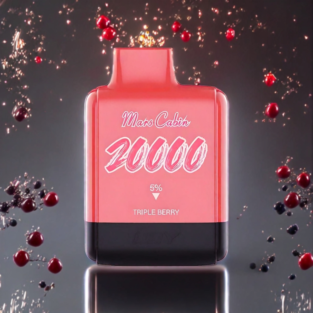 IJOY Mars Cabin 20000パフス トリプルベリー ジャパン まとめ買い 20ML 50mg TYPE-C充電