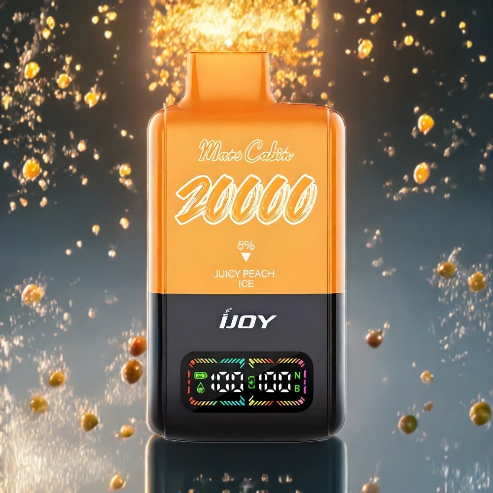 IJOY Mars Cabin 20000 Puffs ジューシーピーチアイス ジャパン まとめ買い 850mAh TYPE-C