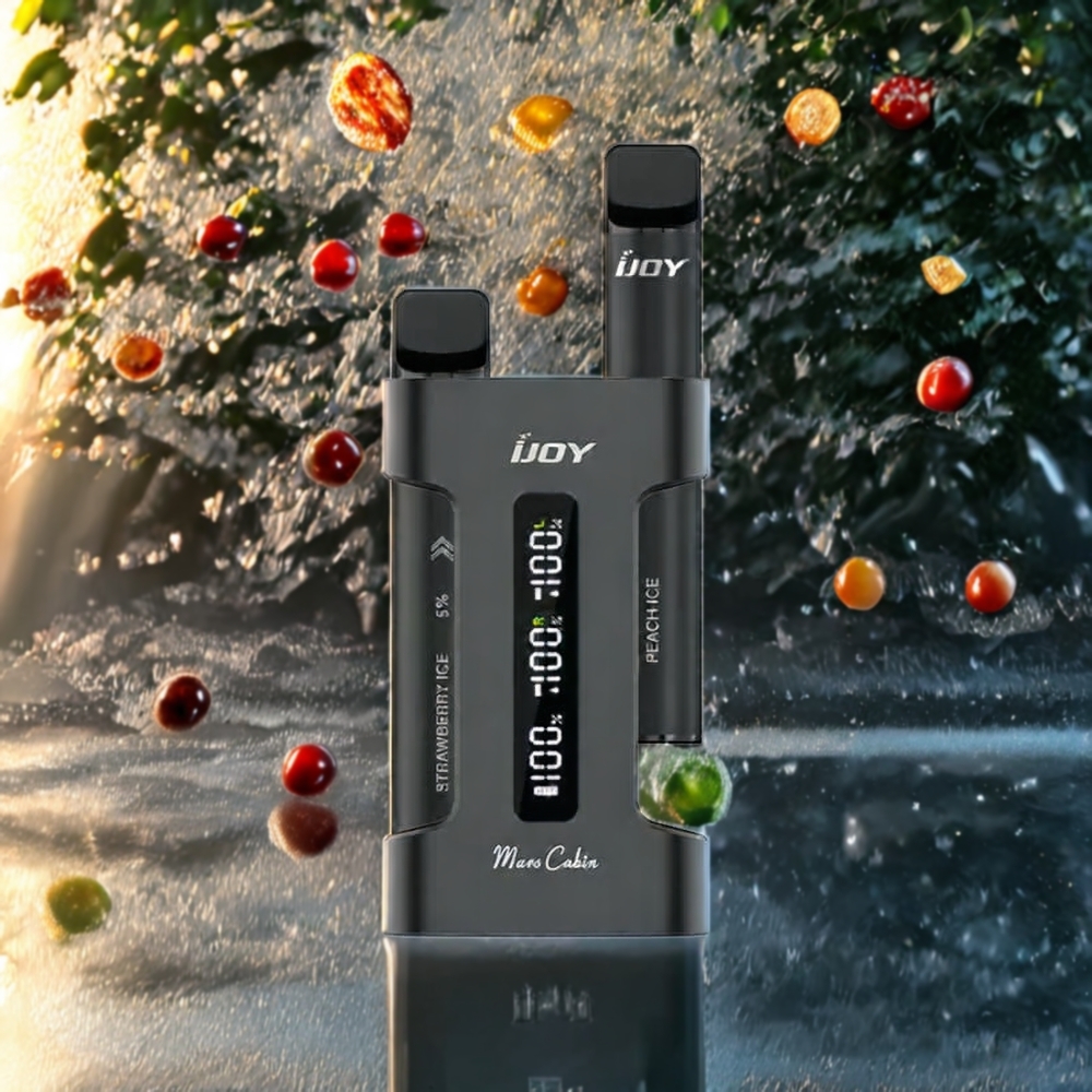 IJOY Mars Cabin 600 ブラック ジャパン まとめ買い 2個セット チャージングケース付き