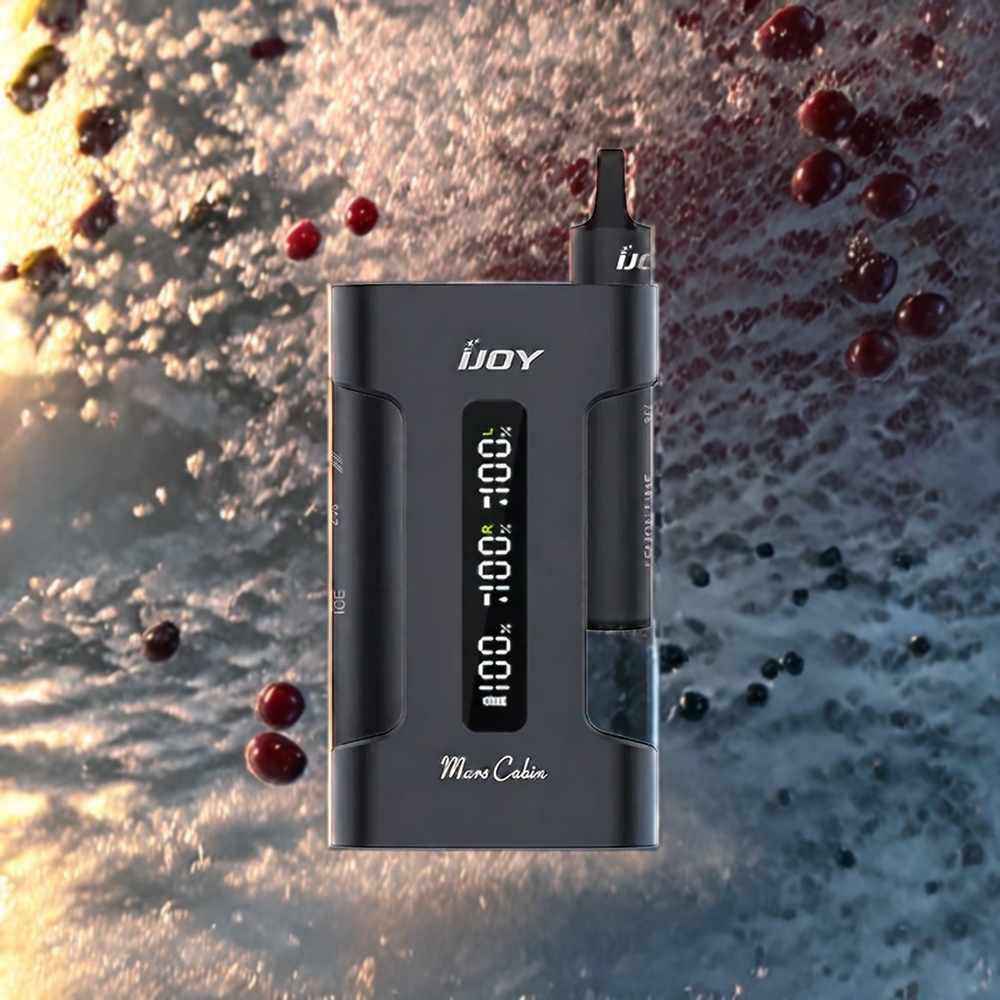 IJOY Mars Cabin 6000パフ ブラック ジャパン まとめ買い 5mlx2 50mg