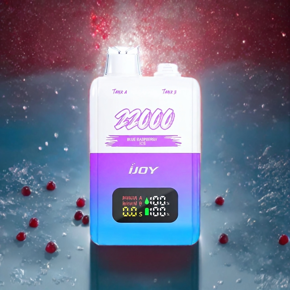IJOY SD 22000パフ ブルーラズベリーアイス ジャパン まとめ買い 15W 650mAh Type-C