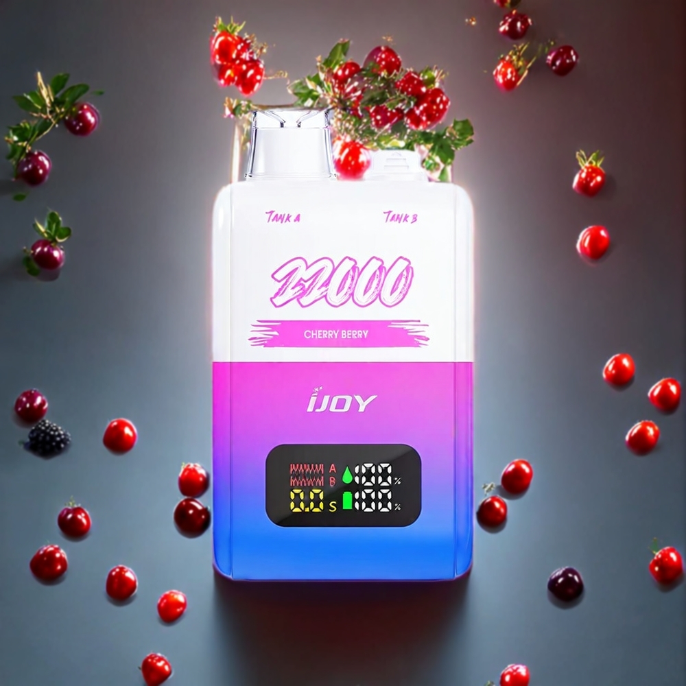 IJOY SD 22000 パフ チェリーベリー ジャパン まとめ買い 15W 650mAh Type-C
