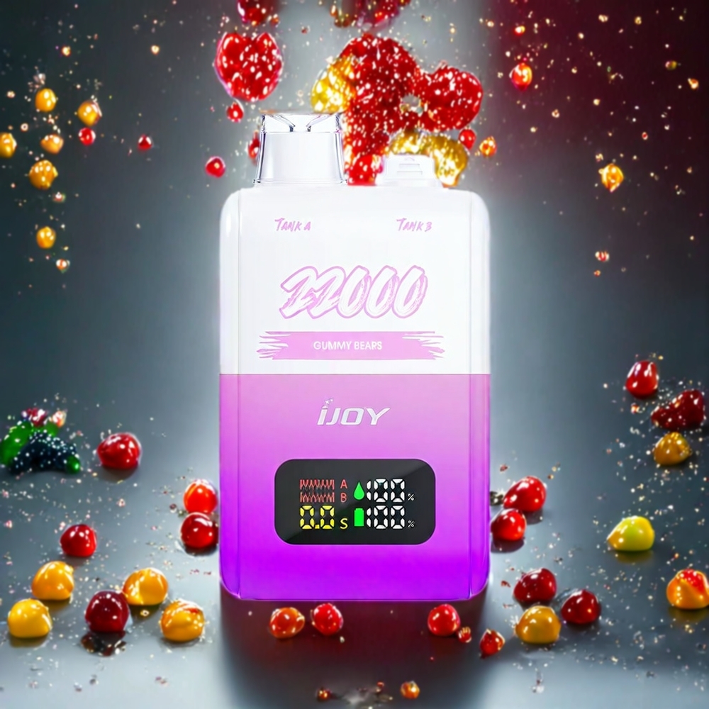 IJOY SD 22000パフ グミベア ジャパン まとめ買い 15W 650mAh Type-C 50mg