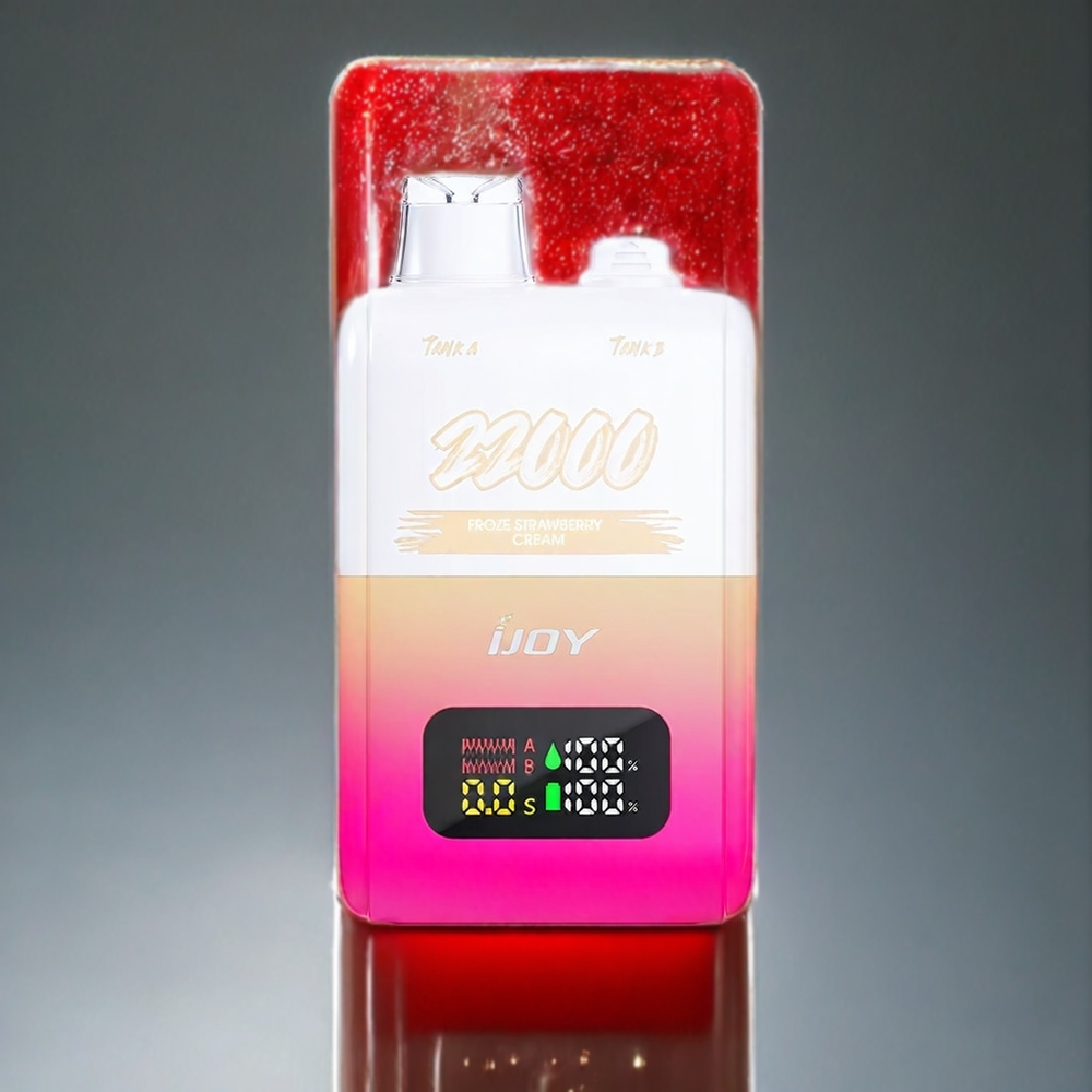 IJOY SD 22000パフ フローズストロベリークリーム ジャパン まとめ買い Type-C充電 15W