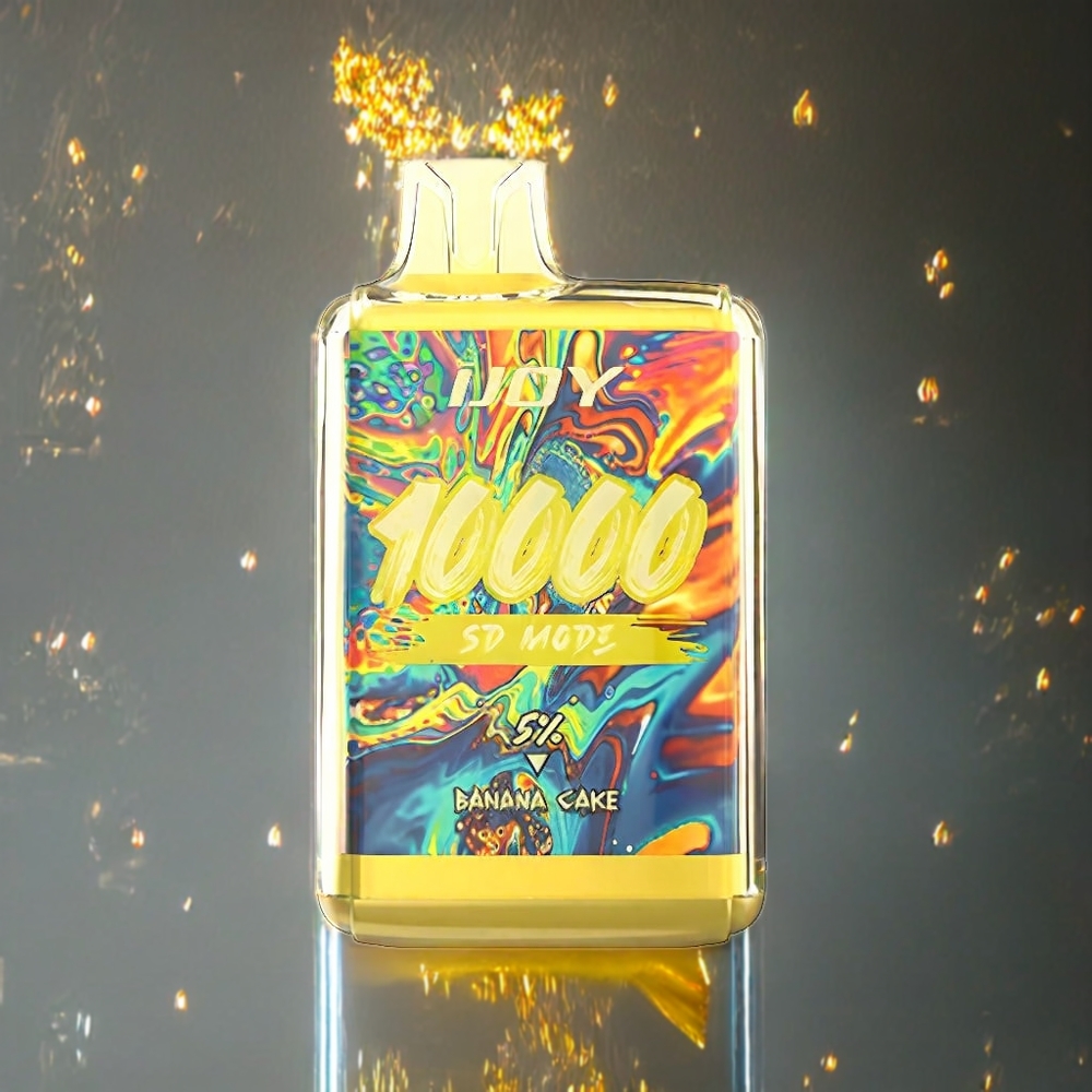 IJOY SD10000 10000パフ バナナケーキ 5% ジャパン まとめ買い Type-C充電 650mAh 20ml