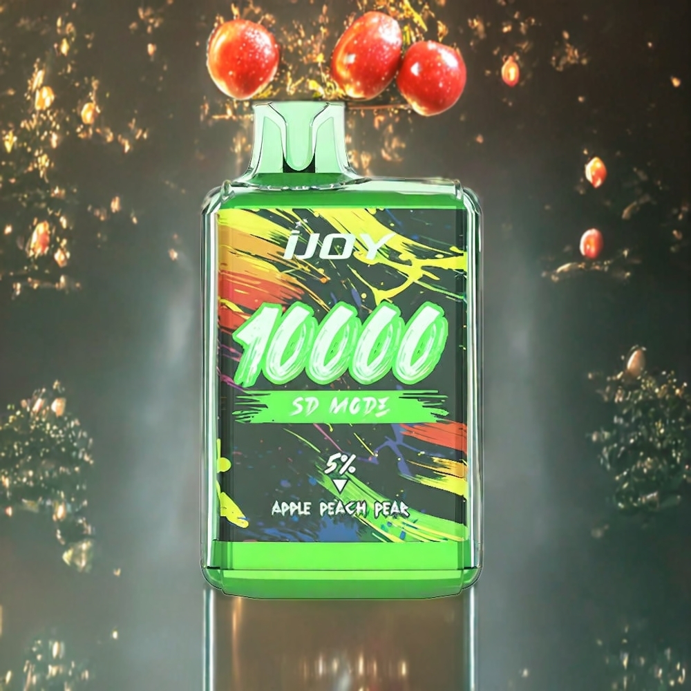 IJOY SD10000 10000回吸引 アップルピーチペア ジャパン まとめ買い 650mAh 20ml 5%