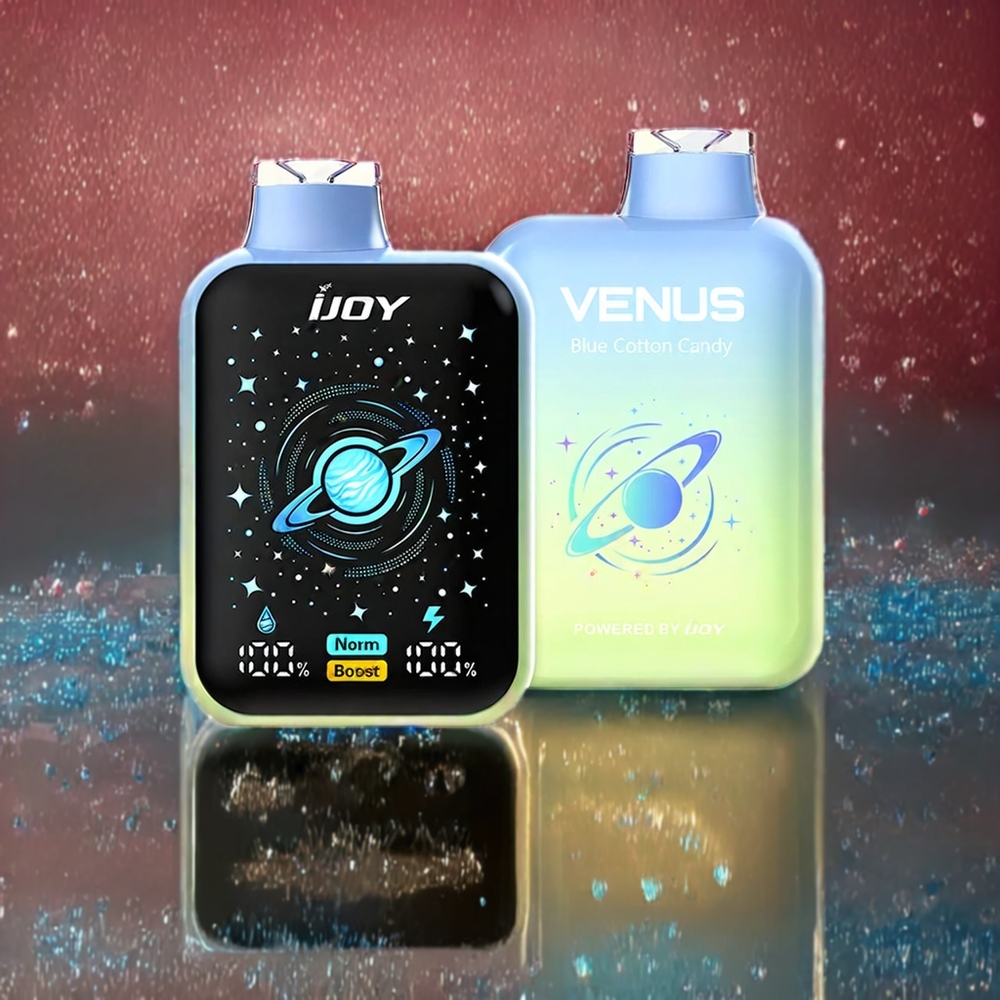 IJOY VENUS 25000 パフ ブルーコットンキャンディ ジャパン まとめ買い 20ML 900mAh TYPE-C