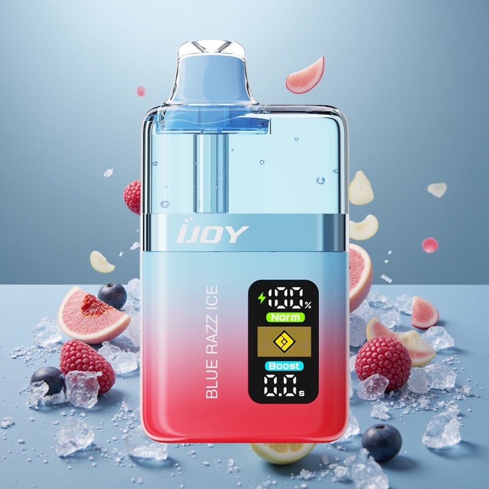 IJOY XP50000 ブルーレズアイス 50000パフ ジャパン まとめ買い デュアルメッシュ 1000mAh Type-C