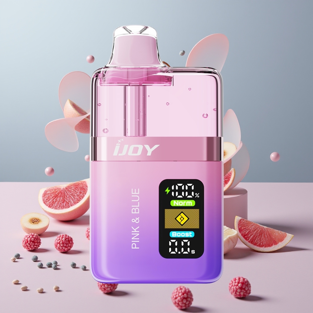 IJOY XP50000 ピンク＆ブルー 50000パフ デュアルメッシュ 50mg 1000mAh Type-C ジャパン まとめ買い