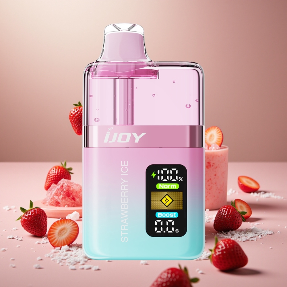 IJOY XP50000 5万パフ ストロベリーアイス ジャパン まとめ買い デュアルメッシュ 50mg/ml タイプC充電