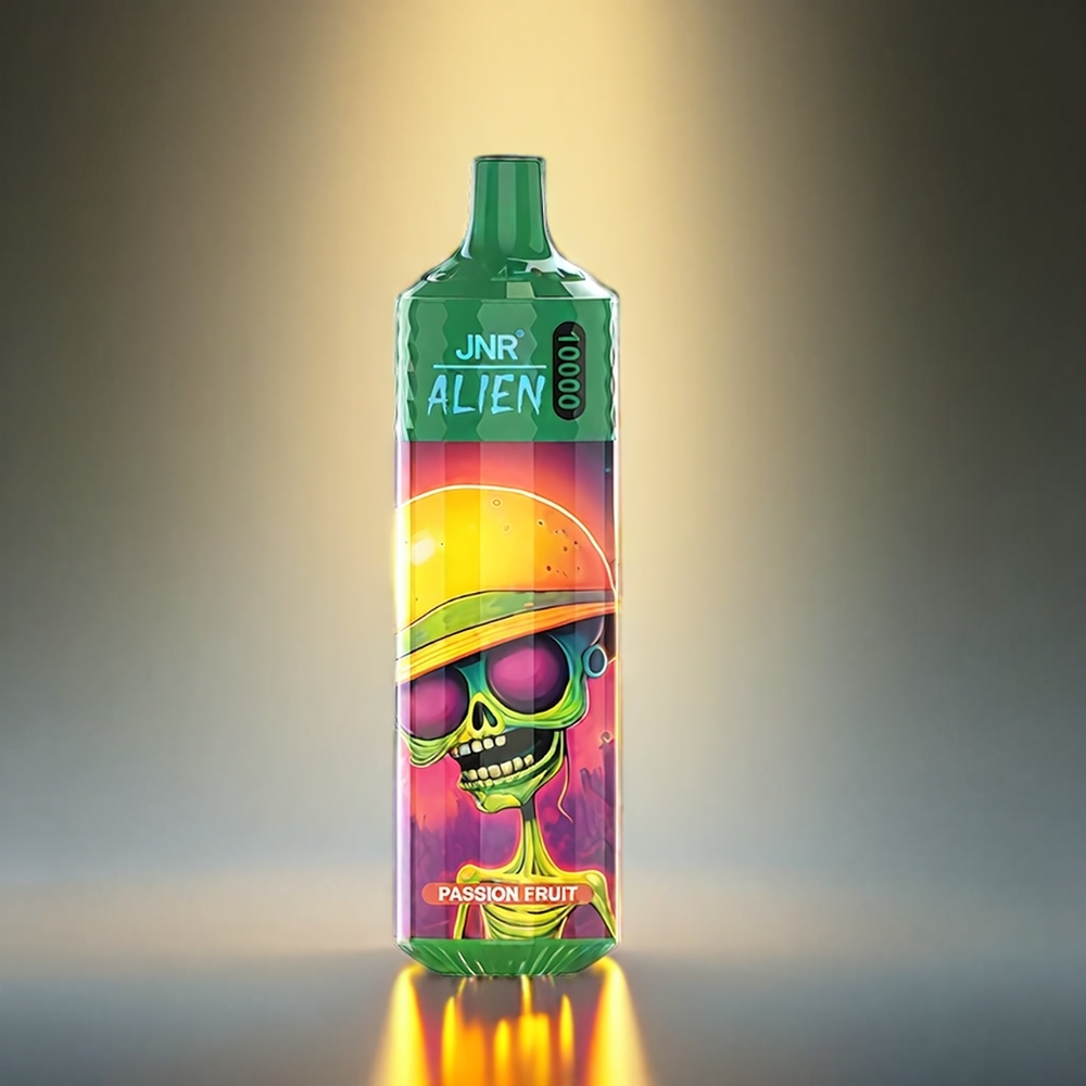 JNR Alien 10000 Puffs 850mAh 1.2Ohm RGB パッションフルーツ ジャパン まとめ買い