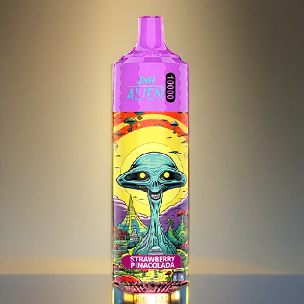 JNR Alien 10000 Puffs 850mAh RGB 1.2Ohm ストロベリーピニャコラーダ ジャパン まとめ買い