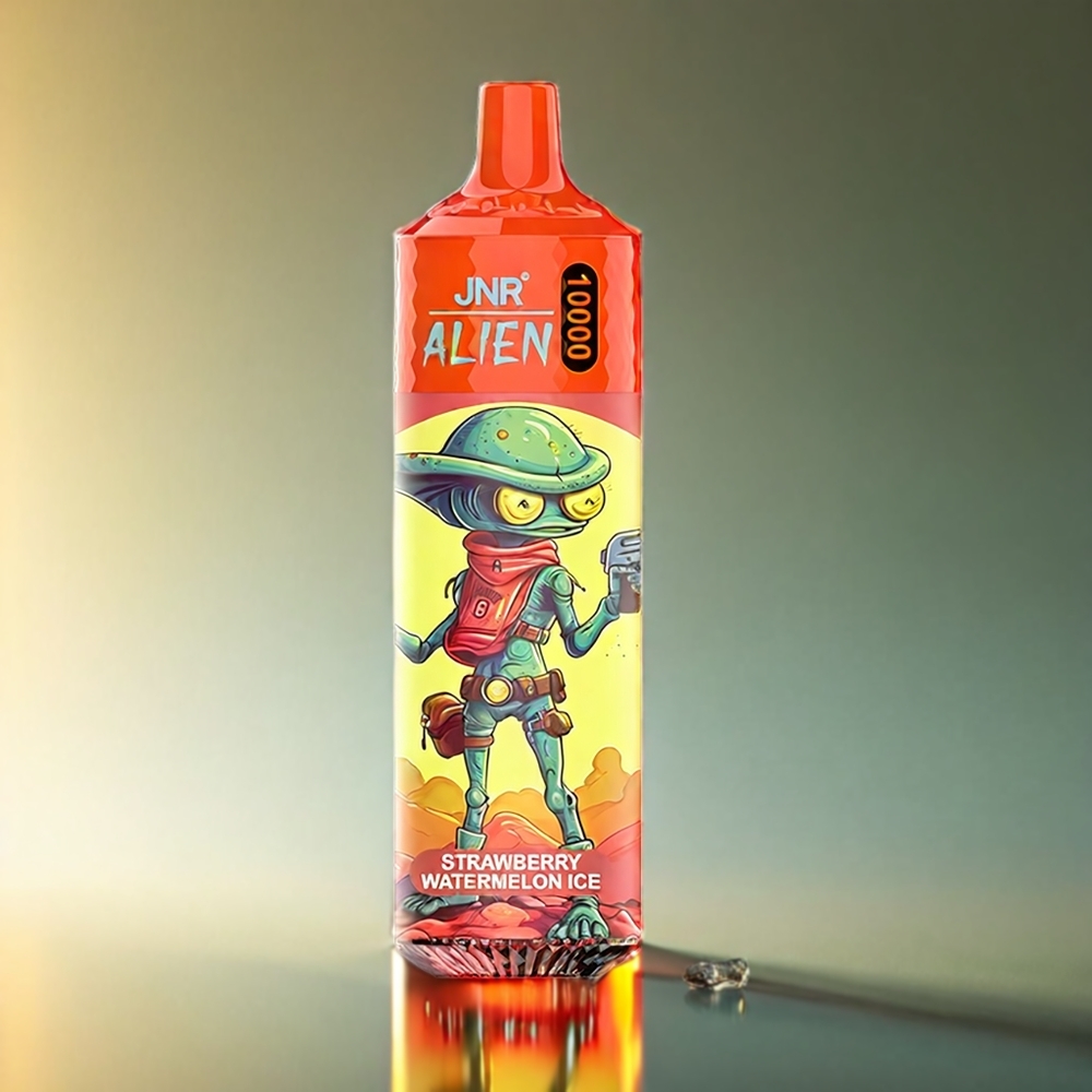 JNR Alien 10000 Puffs 850mAh RGB 1.2Ohm ストロベリウォーターメロンアイス ジャパン まとめ買い