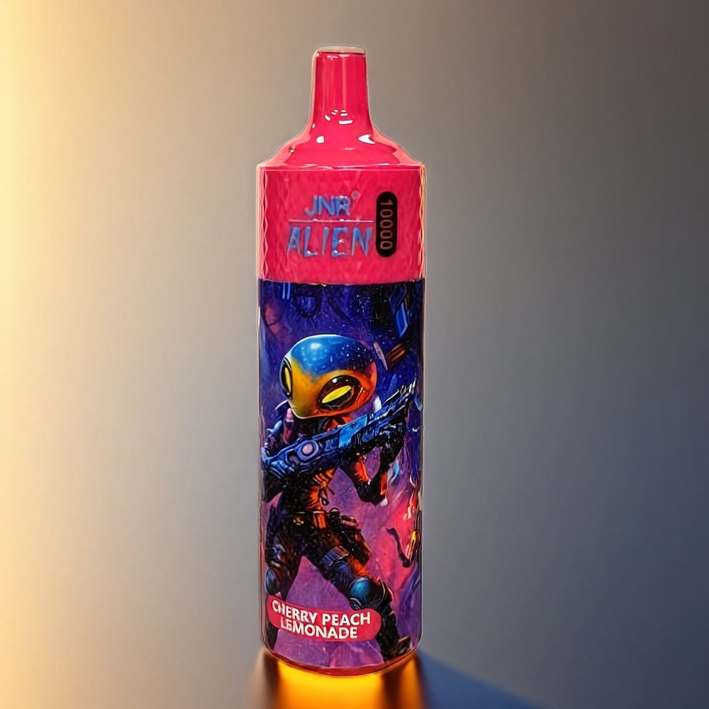 JNR Alien 10000 Puffs 850mAh RGB チェリーピーチレモネード ジャパン まとめ買い