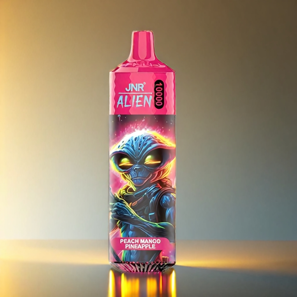 Jnr Alien 10000 Puffs 850mAh RGB 1.2Ohm Peach Mango Pineapple ジャパン まとめ買い