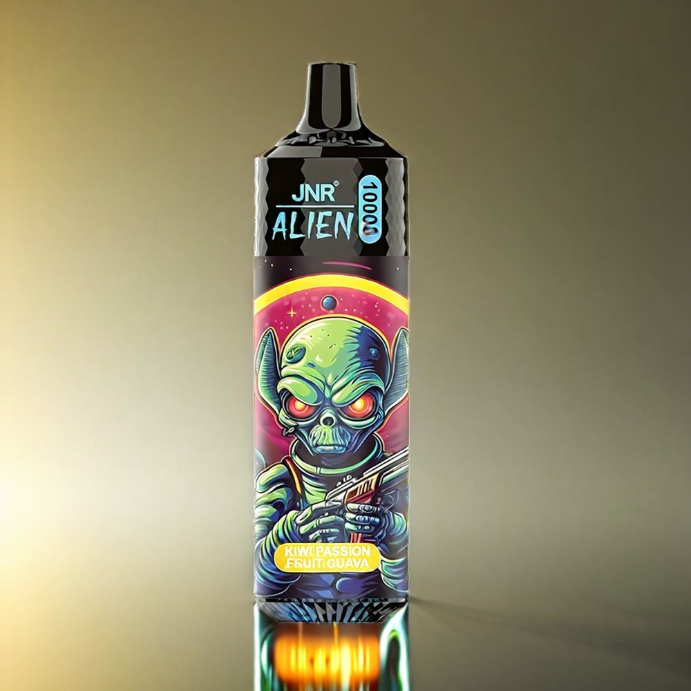 Jnr Alien 10000 Puffs 850mAh RGB LED キウイパッションフルーツグアバ ジャパン まとめ買い