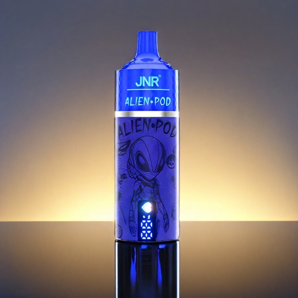 JNR Alien Pod 13000 Puffs メッシュコア 850mAh 20ml ブルーベリーレズベリー ジャパン まとめ買い