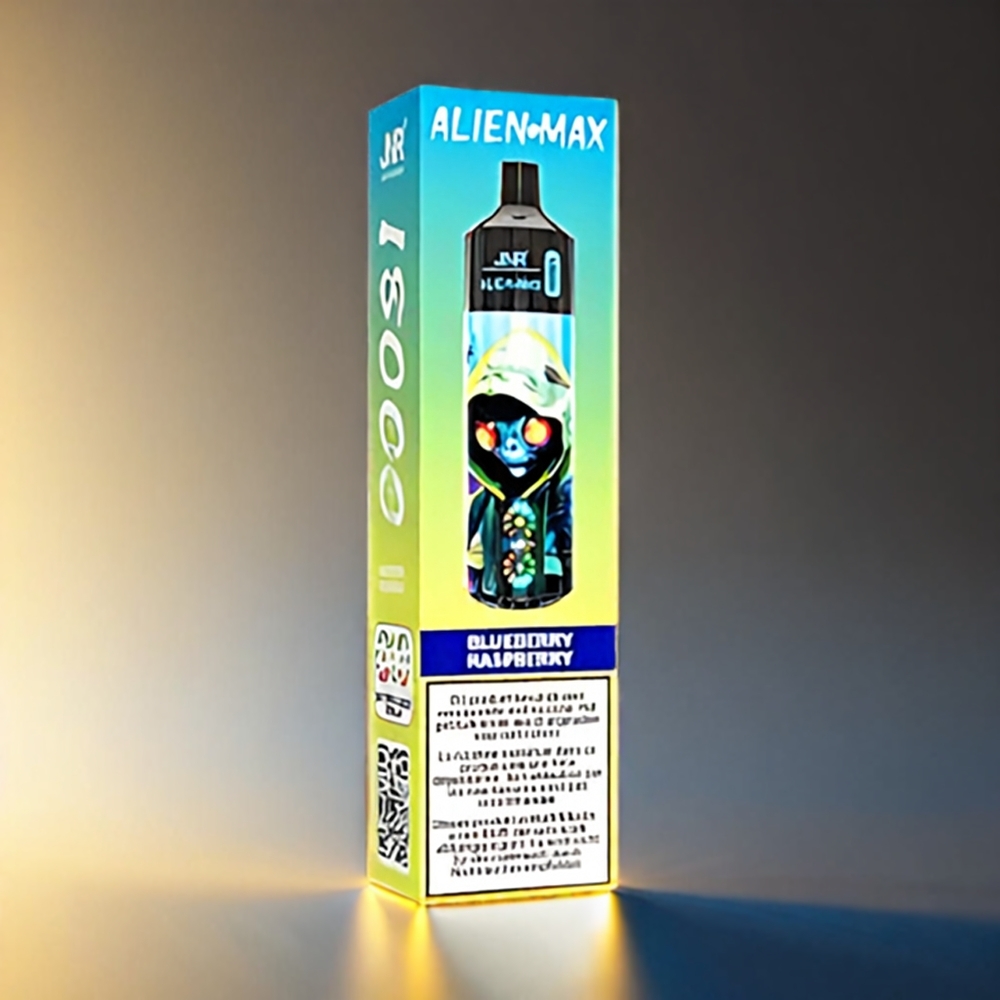 JNR Alien Max LEDデュアルメッシュコア 18000パフ ブルーベリーレッドベリー ジャパン まとめ買い