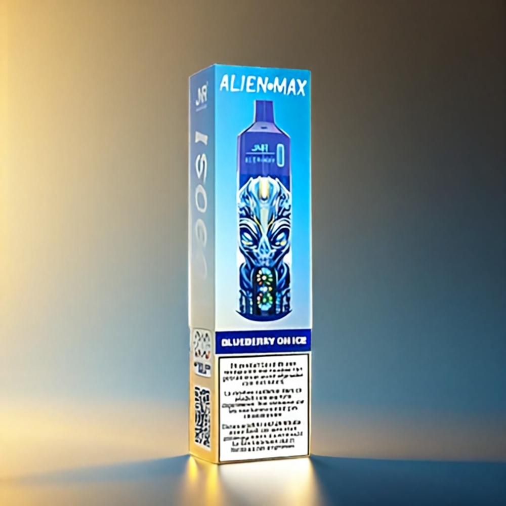 JNR Alien Max Smart LED Display Dual Mesh Coil 18000 Puffs ブルーベリーオンアイス ジャパン まとめ買い