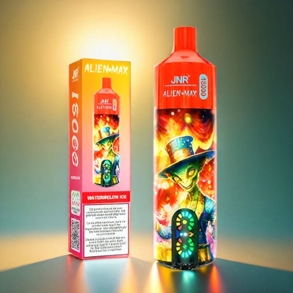 Jnr Alien Max 18000 Puffs Dual Mesh Dual Core 28ml ワターメロンアイス ジャパン まとめ買い