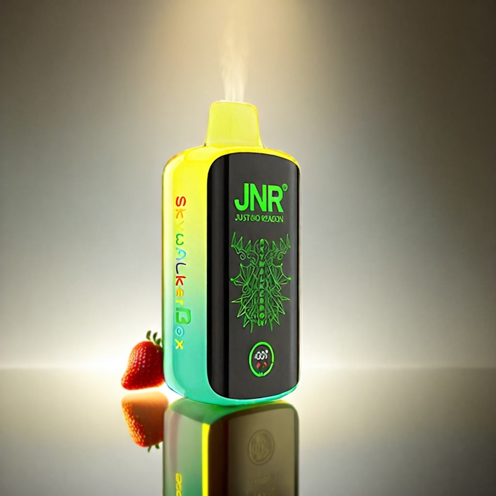 JNR Skywalker Box 21000 Puffs 850mAh 25ml デュアルメッシュコイル ストロベリーキウイ ジャパン まとめ買い