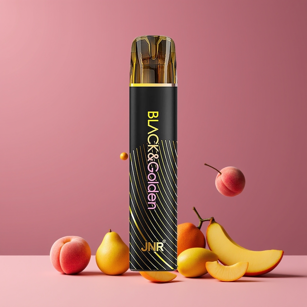 JNR Black&Golden 800パフ ピーチマンゴー ジャパン まとめ買い 550mAh 2ml ニコチン2%