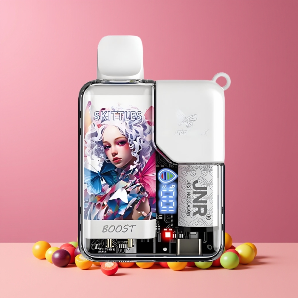 JNR Butterfly 8500パフ スキットル ジャパン まとめ買い 1200mAh 15ml 1.0ohm メッシュコイル