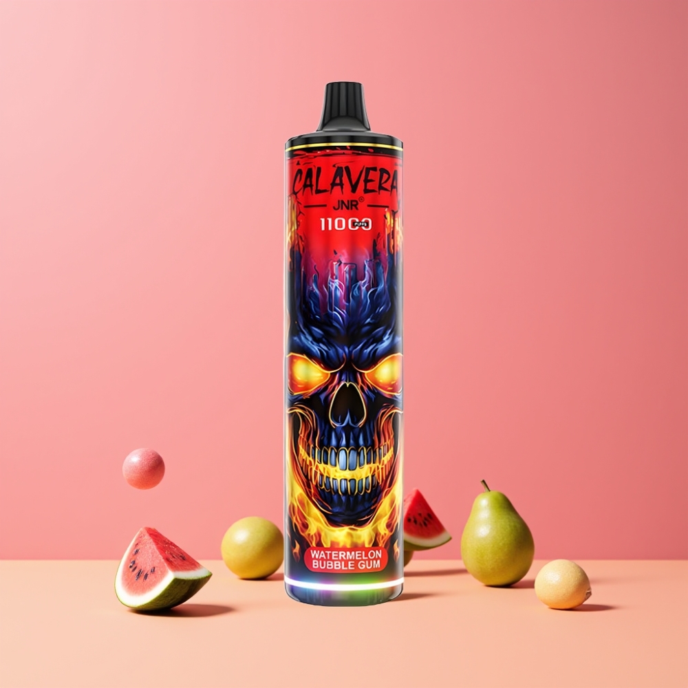 JNR Calavera 11000パフ スイカバブルガム ジャパン まとめ買い Type-C充電 850mAh 21ml 1.0ohm