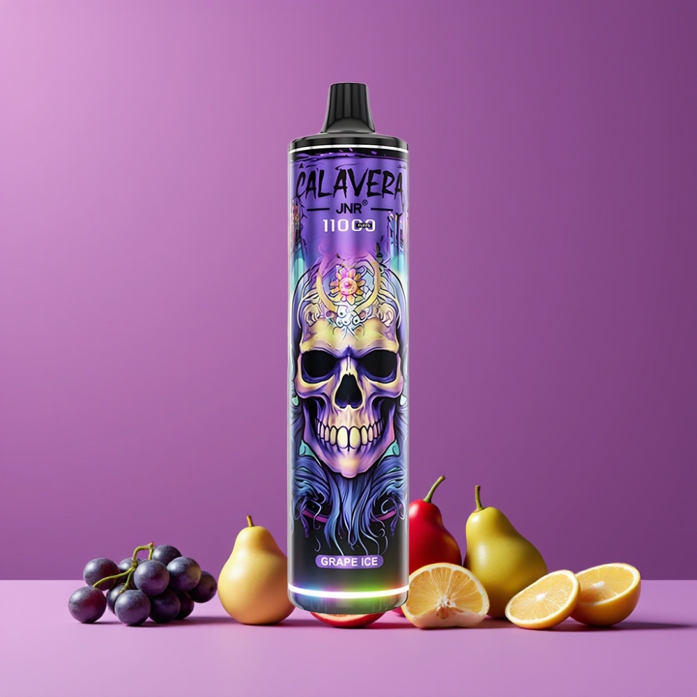 JNR Calavera 11000 パフ グレープアイス ジャパン まとめ買い Type-C充電 850mAh 21ml