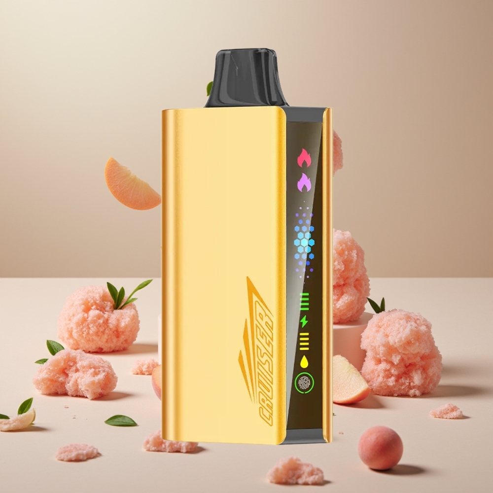 JNR Cruiser 12000 パフス ピーチアイス ジャパン まとめ買い 3500mAh 25ml デュアルメッシュコイル