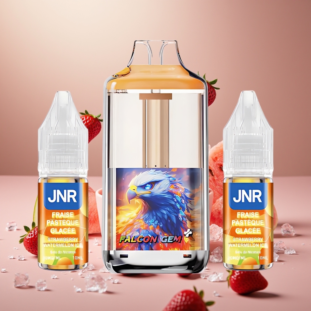 JNR Falcon GEM⁺ 30000 Puffs ストロベリーメロンアイス ジャパン まとめ買い デュアルメッシュコイル トップリフィル