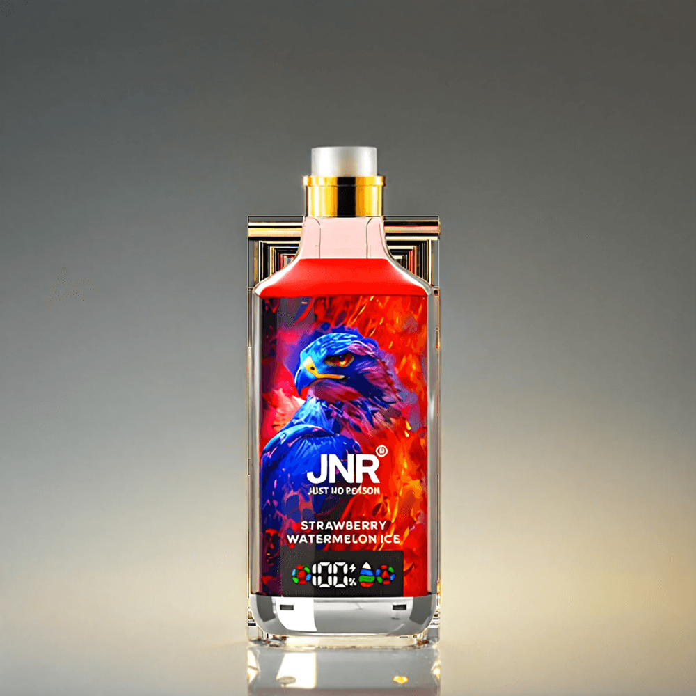 JNR Falcon X 18000 Puffs 24ml 750mAh デュアルメッシュコイル ストロベリーウォーターアイス ジャパン まとめ買い