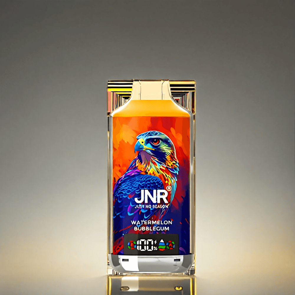 JNR Falcon X 18000 Puffs 750mAh 24ml デュアルメッシュコイル ウォーターメロンバブルガム ジャパン まとめ買い