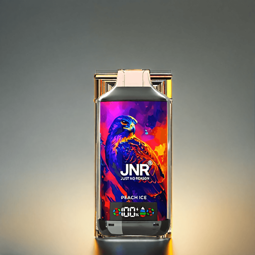 JNR Falcon X 18000パフ 750mAh 24ml デュアルメッシュコイル ピーチアイス ジャパン まとめ買い