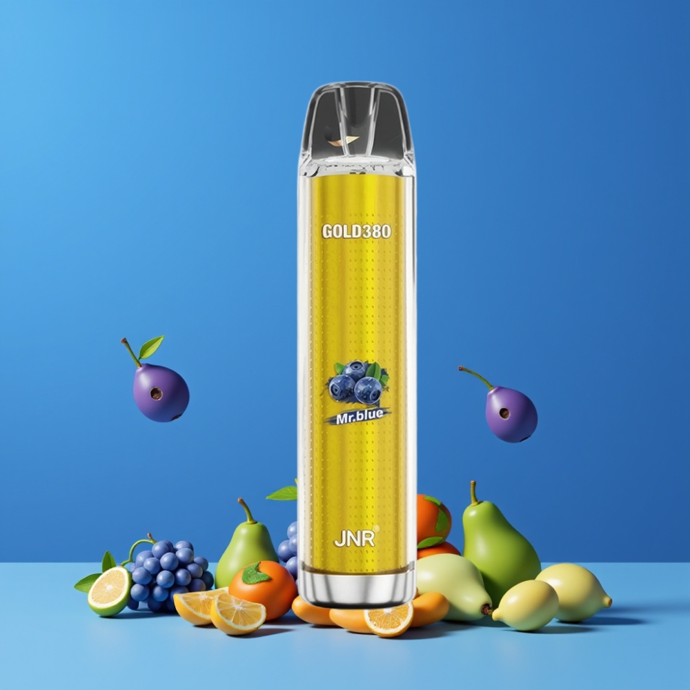 JNR Glod380 6000パフ ミスター・ブルー 13ml 1500mAh 1.0ohmメッシュ ジャパン まとめ買い