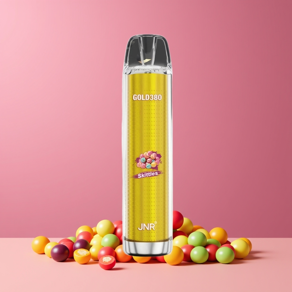 JNR Glod380 6000パフ スキットルズ 13ml 1.0ohmメッシュ ジャパン まとめ買い