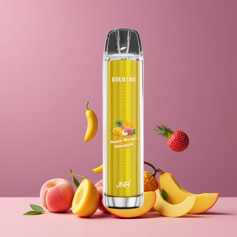 JNR Glod380 6000パフ ピーチマンゴーパイナップル ジャパン まとめ買い 1500mAh 13ml 1.0ohm
