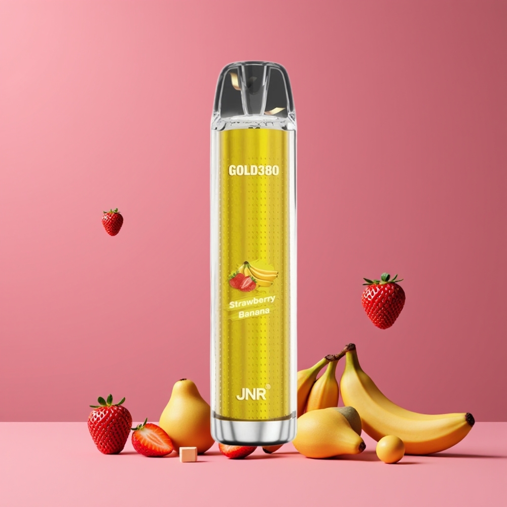 JNR Glod380 6000パフ ストロベリーバナナ ジャパン まとめ買い 1500mAh 1.0ohm 13ml 0%2%5%