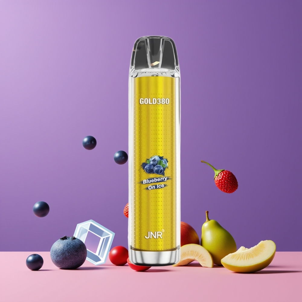 JNR Glod380 6000パフ ブルーベリーオンアイス ジャパン まとめ買い 1500mAh 1.0ohm 13ml