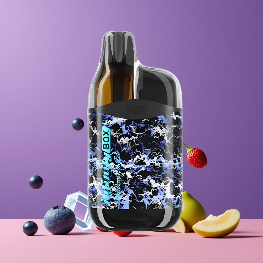 JNR Infinity Box 10700パフ ブルーベリーオンアイス ジャパン まとめ買い 2200mAh 15ml 2%