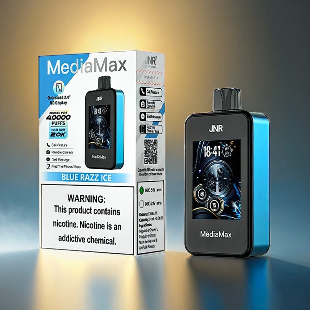 JNR MediaMax 40000P 21mL 5% デュアルメッシュ ブルーラズアイス ジャパン まとめ買い
